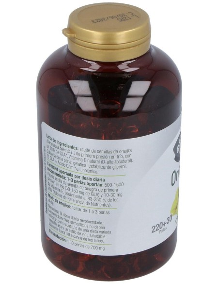 Onagran Aceite De Onagra 700 Mg 220+30 Perlas de El Granero