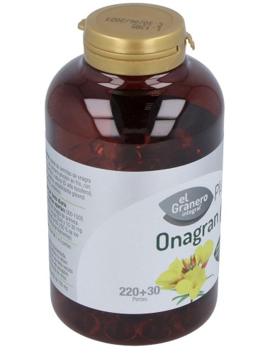Onagran Aceite De Onagra 700 Mg 220+30 Perlas de El Granero