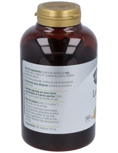 Lecitina De Soja Lecigran 740Mg. 360Perlas de El Granero