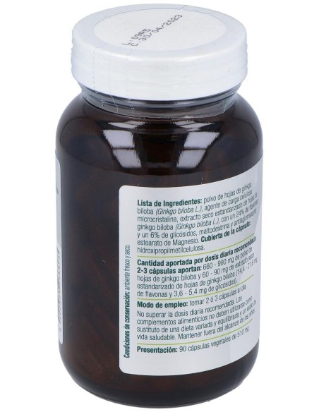 Ginkgo Biloba 90Cap. de El Granero