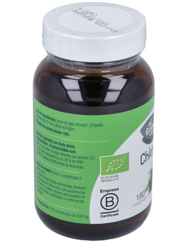 Chlorella Bio 180Comp. de El Granero