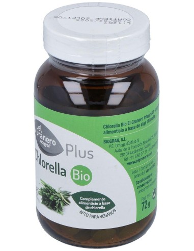 Chlorella Bio 180Comp. de El Granero