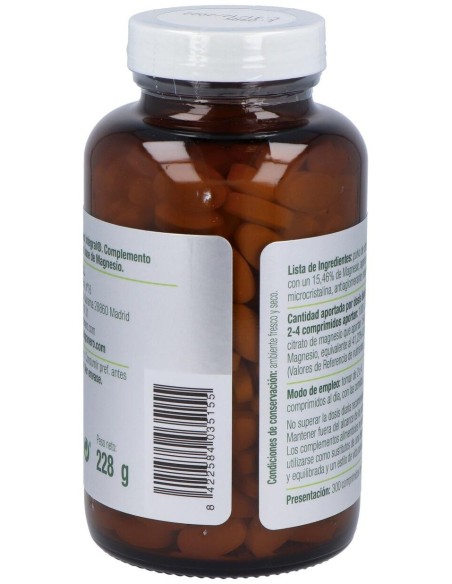 Mg 500 (Citrato De Magnesio) 300Comp. de El Granero