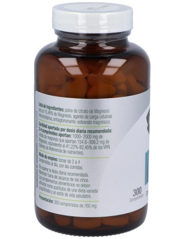 Mg 500 (Citrato De Magnesio) 300Comp. de El Granero
