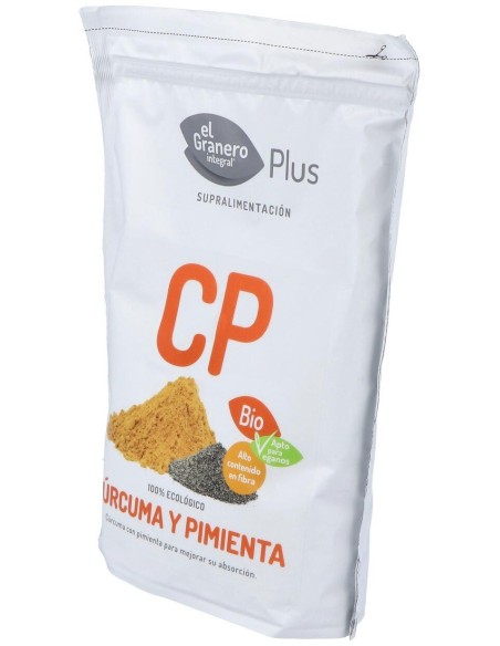 Curcuma Y Pimienta Superalimento Bio 200Gr. de El Granero