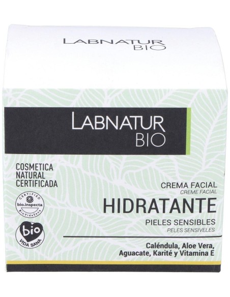 Crema Facial Hidratante Pieles Sensibles 50Ml. Bio de Labnatur Bio