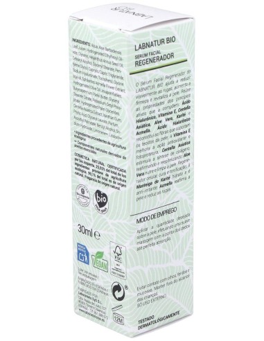 Serum Facial Regenerador Centella Asiatica 30M Bio de Labnatur Bio