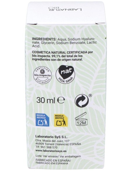 Acido Hialuronico Liquido 30Ml. Bio de Labnatur Bio