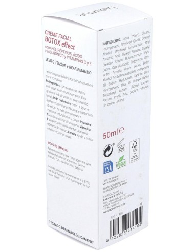 Crema Facial Botox Efecto Tensor 50Ml. Labnatur de Labnatur Bio