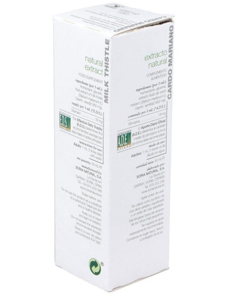 Ext. Cardo Mariano S/Al 50Ml de Soria Natural