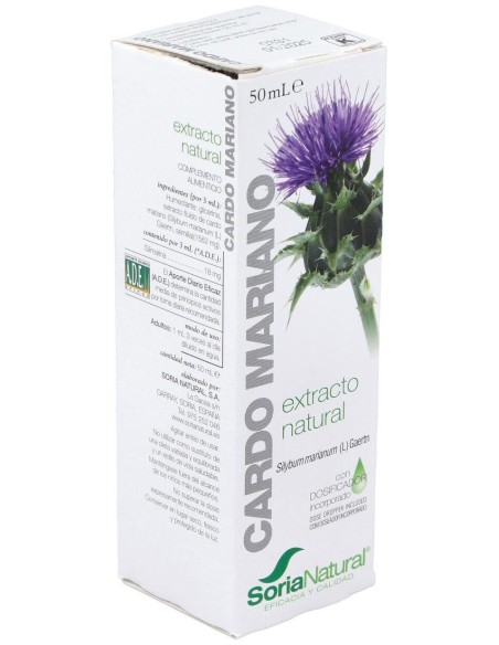 Ext. Cardo Mariano S/Al 50Ml de Soria Natural