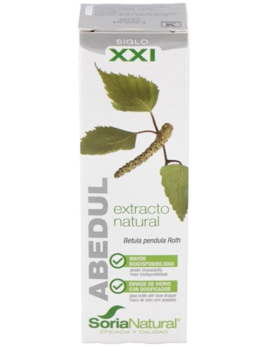 Ext. Abedul Xxi 50Ml. S/Al de Soria Natural