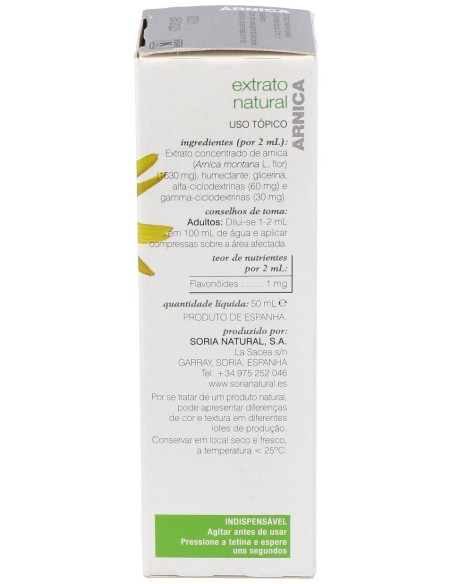 Ext. Arnica Xxi 50Ml. S/Al de Soria Natural