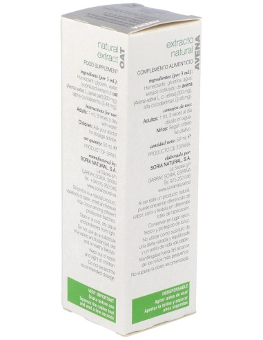 Ext. Avena Xxi  50Ml. S/Al de Soria Natural