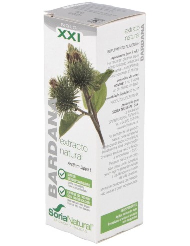 Ext. Bardana Xxi 50Ml. S/Al de Soria Natural