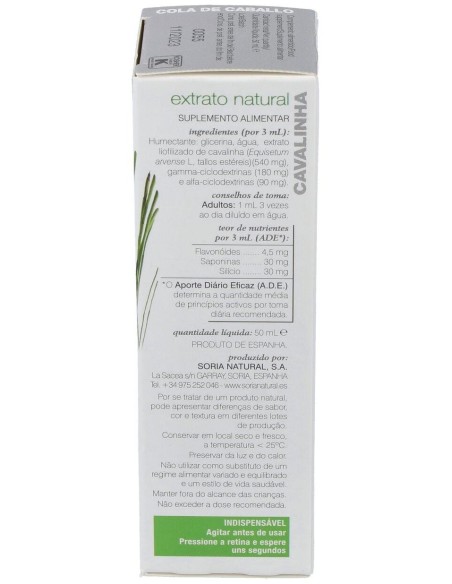 Ext. Cola De Caballo Xxi 50Ml. S/Al de Soria Natural