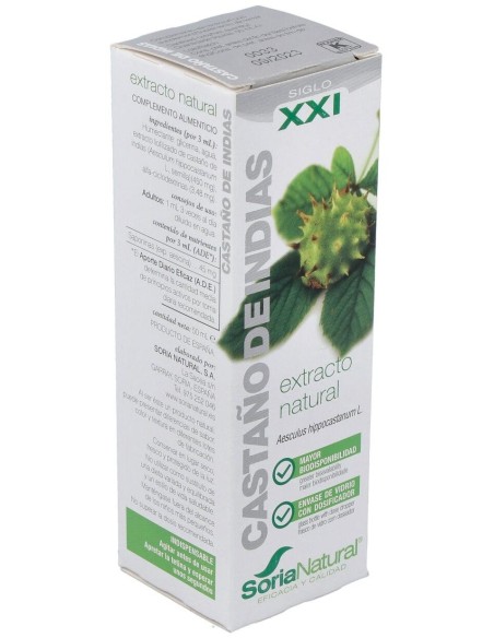 Ext. Castaño De Indias Xxi 50Ml. S/Al de Soria Natural