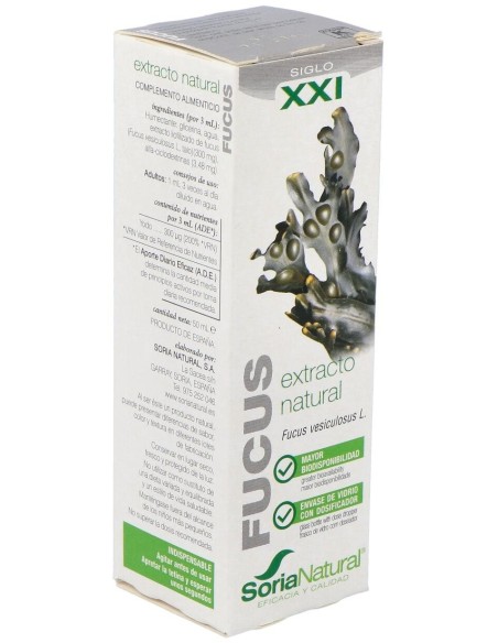 Ext. Fucus Xxi 50Ml. S/Al de Soria Natural