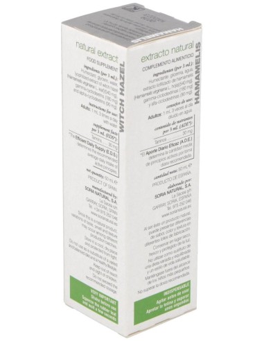 Ext. Hamamelis Xxi 50Ml. S/Al de Soria Natural