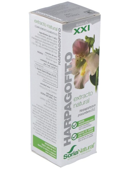 Ext. Harpagofito Xxi 50Ml. S/Al de Soria Natural