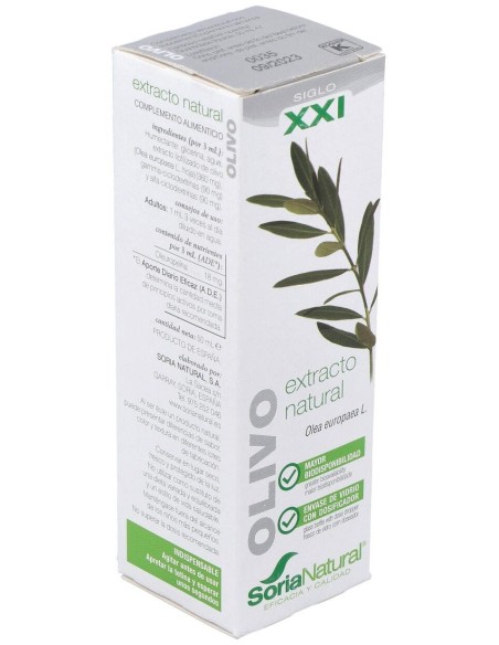 Ext. Olivo Xxi 50Ml. S/Al de Soria Natural