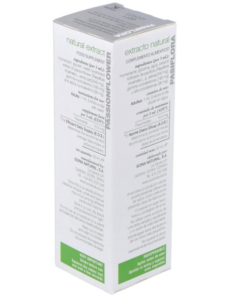 Ext. Pasiflora Xxi 50Ml. S/Al de Soria Natural