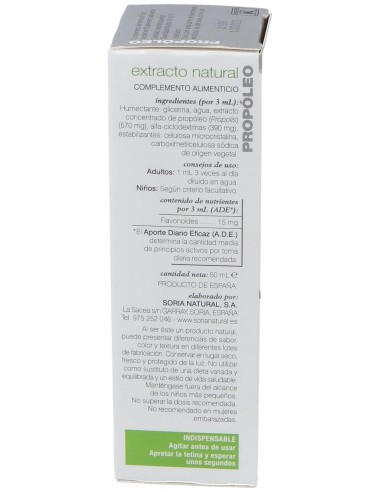 Ext. Propoleo Xxi 50Ml. S/Al de Soria Natural