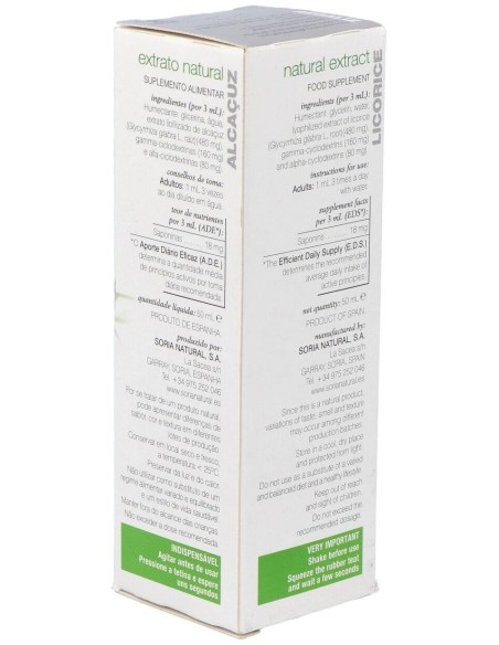 Ext. Regaliz Xxi 50Ml. S/Al de Soria Natural
