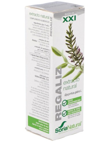 Ext. Regaliz Xxi 50Ml. S/Al de Soria Natural