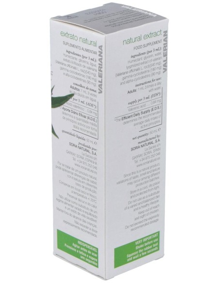 Ext. Valeriana Xxi 50Ml. S/Al de Soria Natural