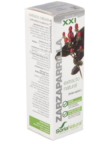 Ext. Zarzaparrilla Xxi 50Ml. S/Al de Soria Natural
