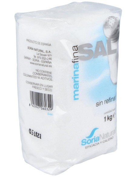 Sal Marina Fina 1Kg. de Soria Natural