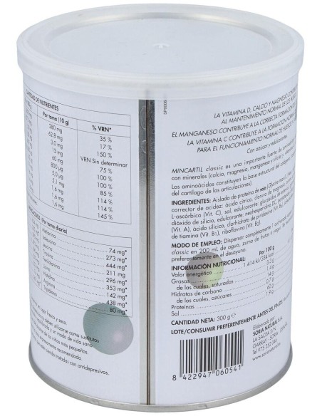 Mincartil Clasic 300Gr de Soria Natural