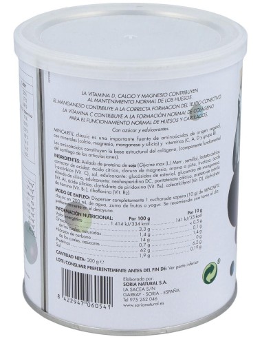 Mincartil Clasic 300Gr de Soria Natural