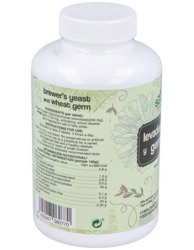 Germen Trigo-Levadura Cerveza Comprimido de Alecosor Soria Natural