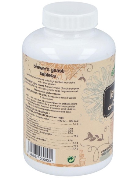 Levadura Cerveza Comprimidos de Alecosor Soria Natural