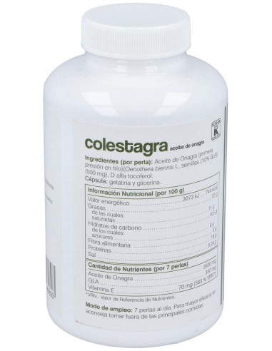 Aceite De Onagra Colestagra 250Perlas de Soria Natural