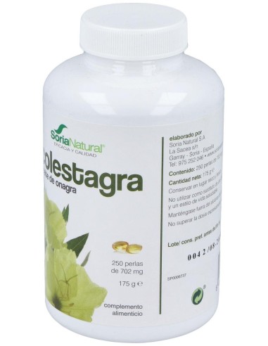 Aceite De Onagra Colestagra 250Perlas de Soria Natural