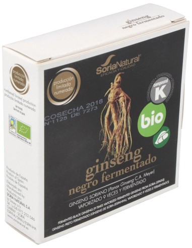 Ginseng Negro Fermentado 24Cap. de Soria Natural