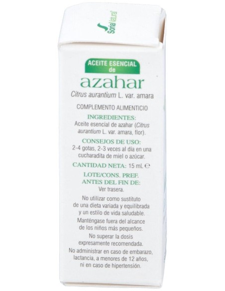 Esencia Azahar 15Cc de Soria Natural