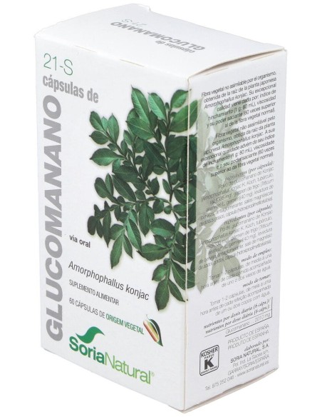 Cap.S 21 Glucomanano 60Cap. de Soria Natural