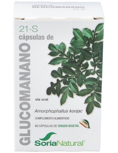 Cap.S 21 Glucomanano 60Cap. de Soria Natural