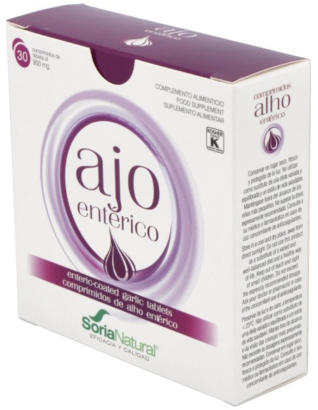 Ajo Enterico 30Comp. de Soria Natural