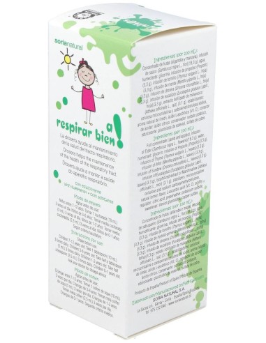 A Respirar Bien Niñ@S Jarabe 150Ml. de Soria Natural