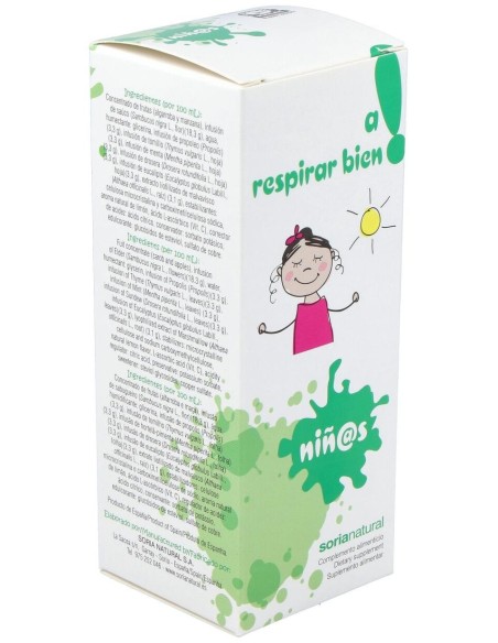 A Respirar Bien Niñ@S Jarabe 150Ml. de Soria Natural