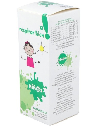 A Respirar Bien Niñ@S Jarabe 150Ml. de Soria Natural