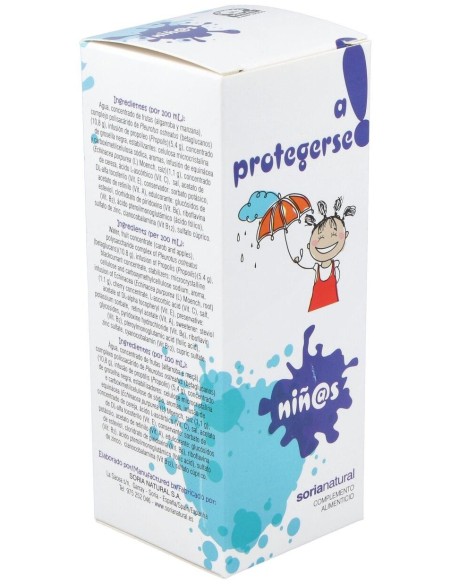 A Protegerse Niñ@S Jarabe 150Ml. de Soria Natural