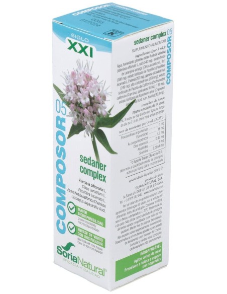 Composor 05 Sedaner Complex Xxi 50Ml. de Soria Natural