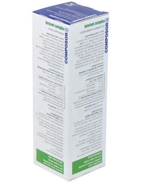 Composor 09 Tensivel Complex Xxi 50Ml. de Soria Natural