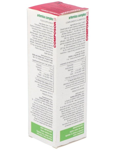 Composor 15 Artemisa Complex Xxi 50Ml. de Soria Natural